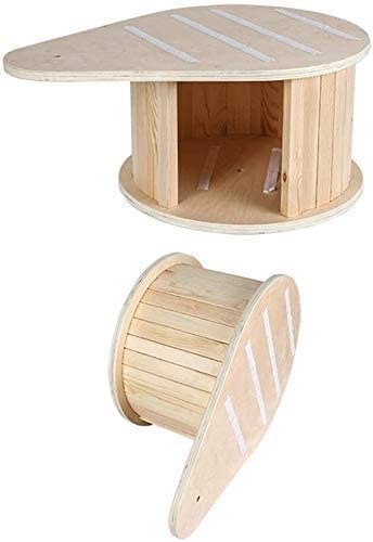 Solid Wood Cat Tree with Sisal Scratching Post & Lounge Bed
