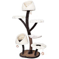 Flower Cat Tree with Jumping Platforms & Scratching Post