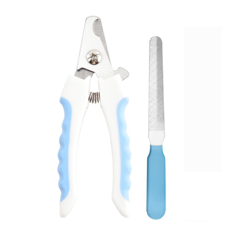 Pet Nail Clippers with Safety Guard & File