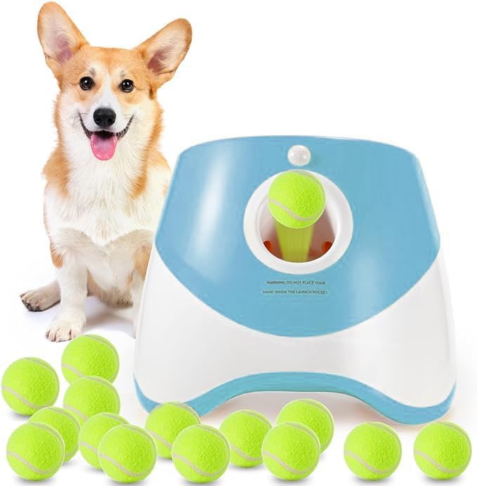 Automatic Dog Ball Launcher with Adjustable Distance
