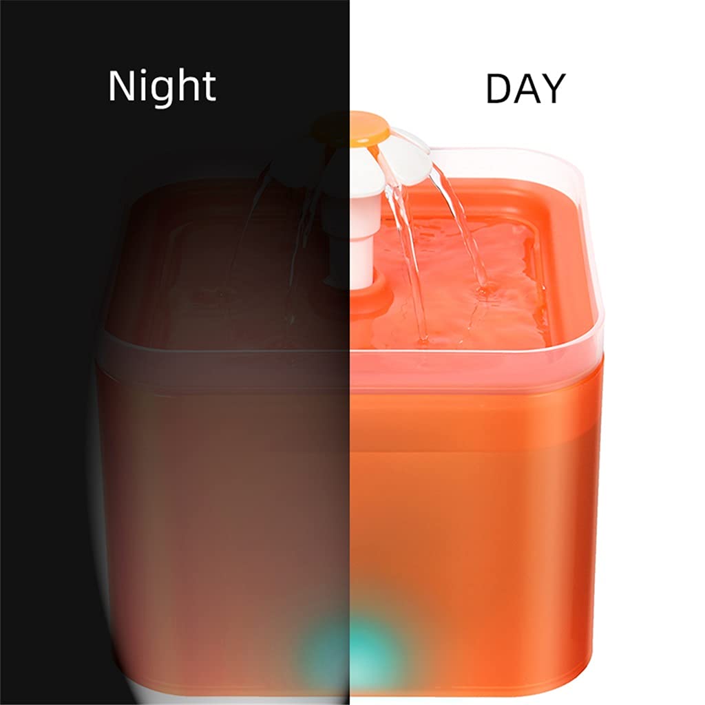 LED Automatic Pet Water Fountain with Filtration