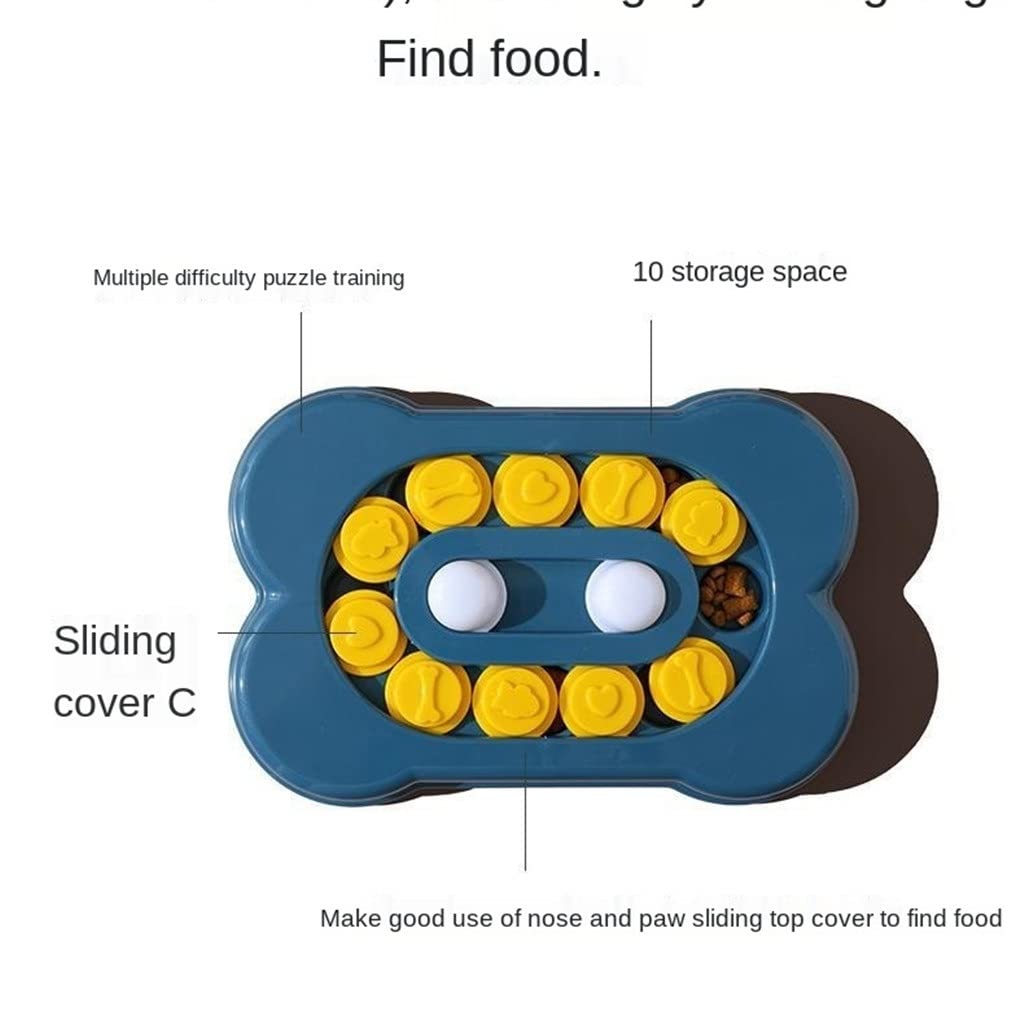 Interactive Non-Slip Dog Slow Feeder Bowl