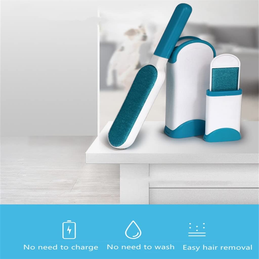 Double-Sided Electrostatic Pet Hair Remover Brush