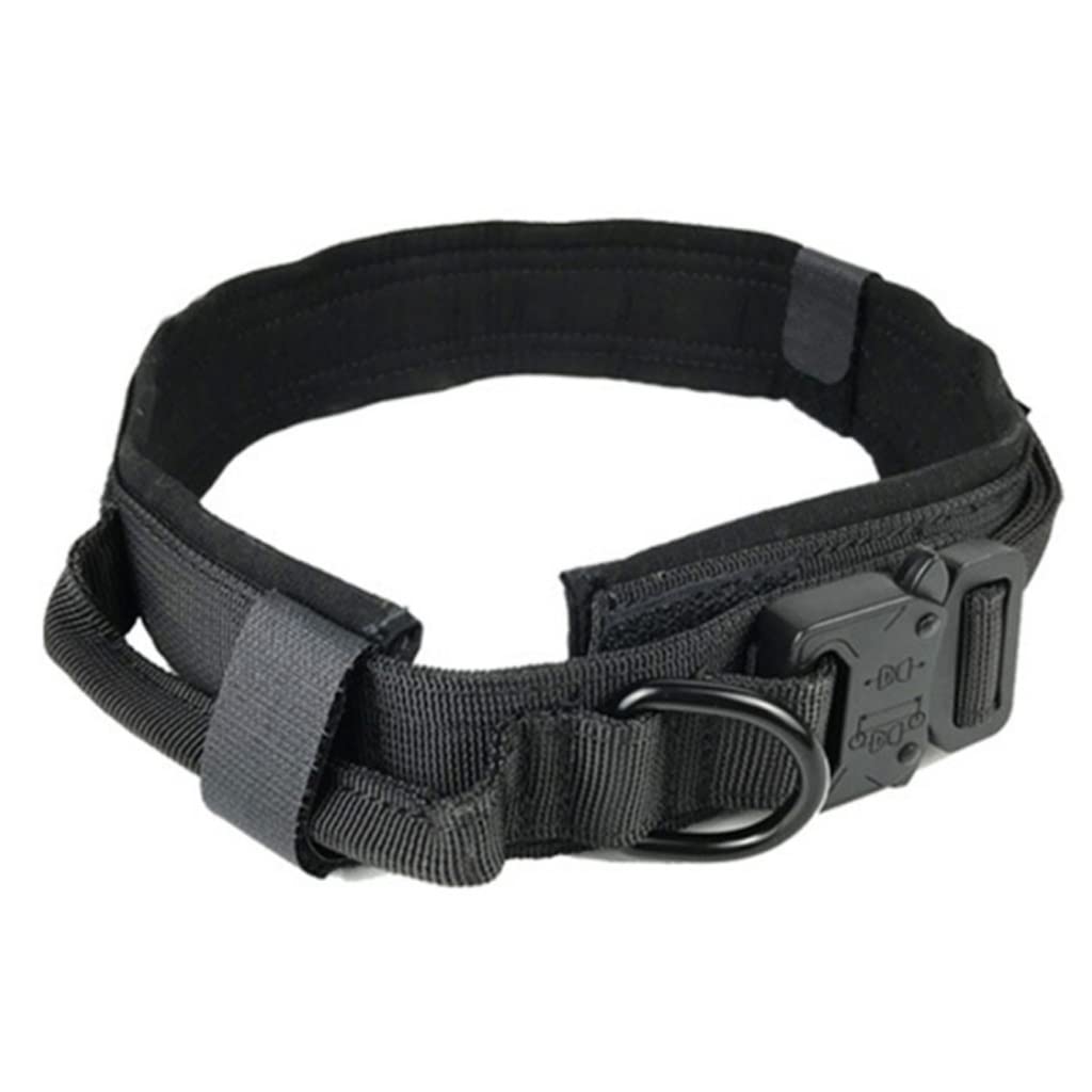 Heavy-Duty Adjustable Dog Collar with Handle