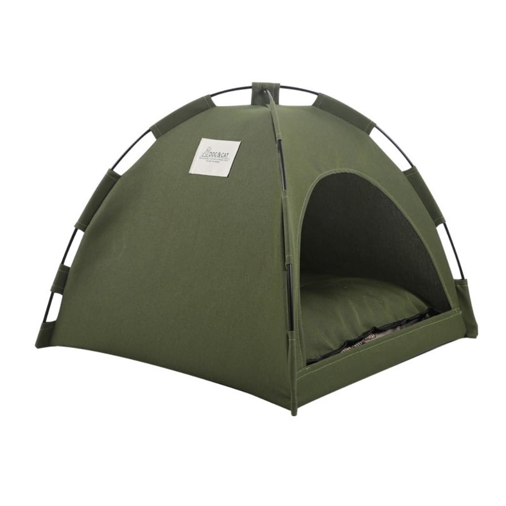 Foldable Breathable Cat Tent with Cooling Mat