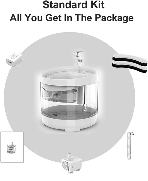 1.6L Automatic Pet Water Fountain with Faucet