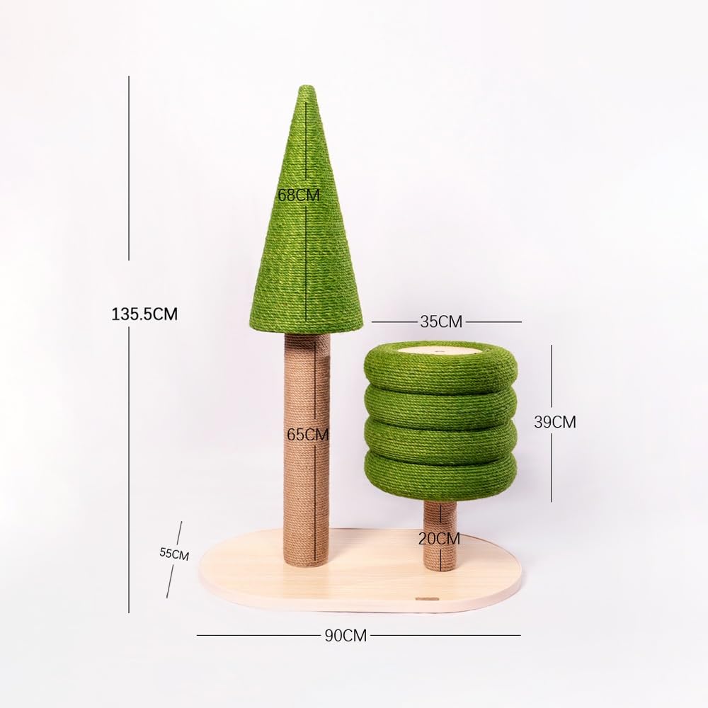 Tall Jute Rope Cat Scratching Post