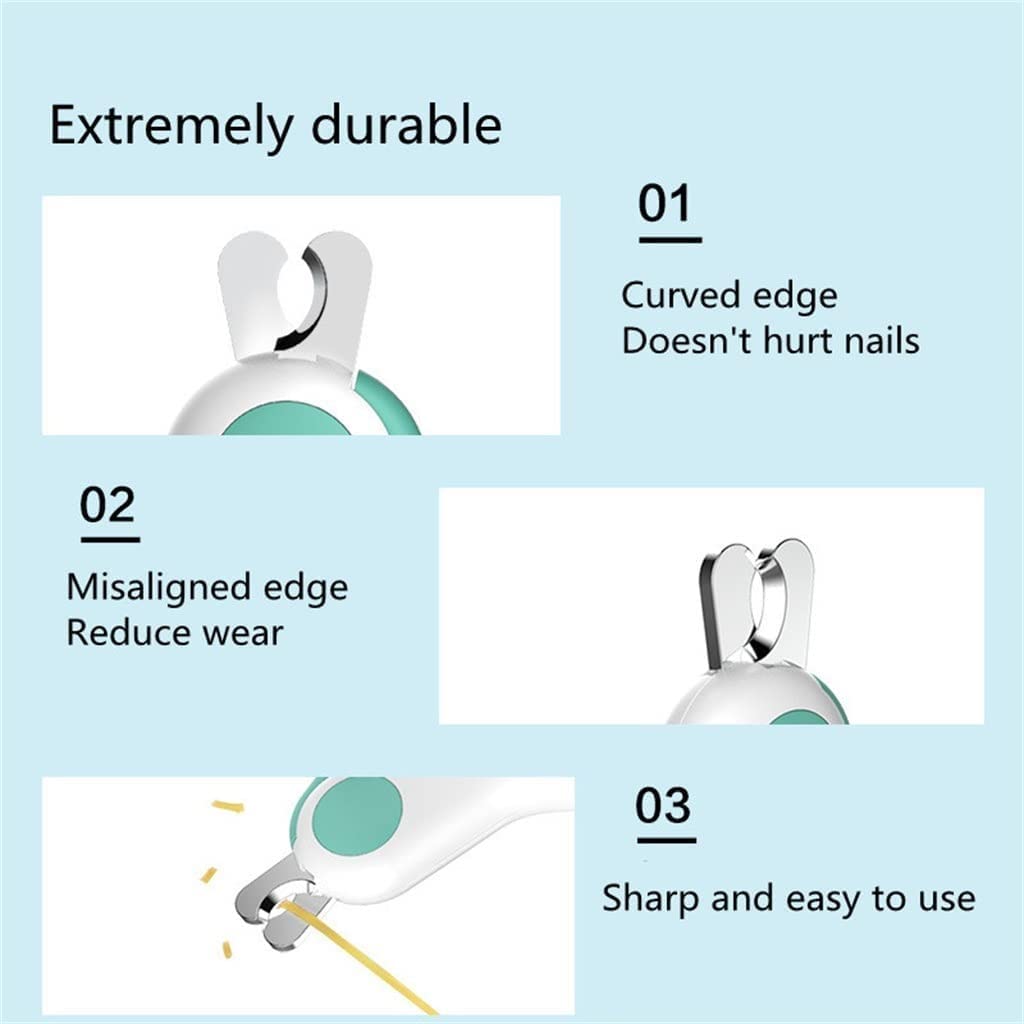 LED Pet Nail Clippers with Quick-Safe Light