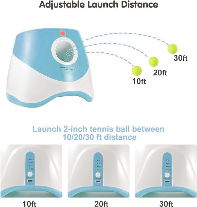 Automatic Dog Ball Launcher with Adjustable Distance