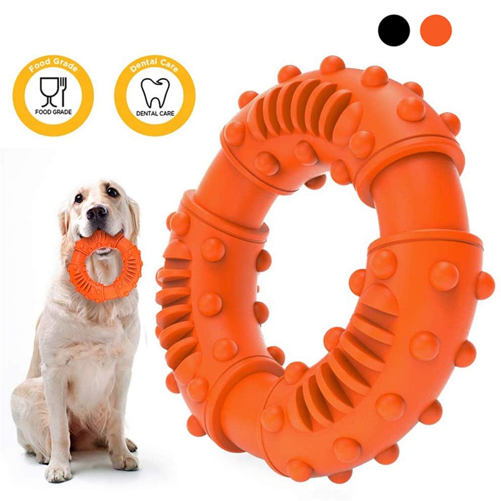 Durable Rubber Dog Chew Toy for Teeth Cleaning