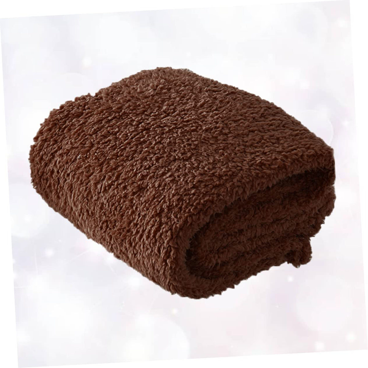 Happyyami Plush Pet Dog Blanket Cushion Sleep Mat L Coffee for Cats Dogs