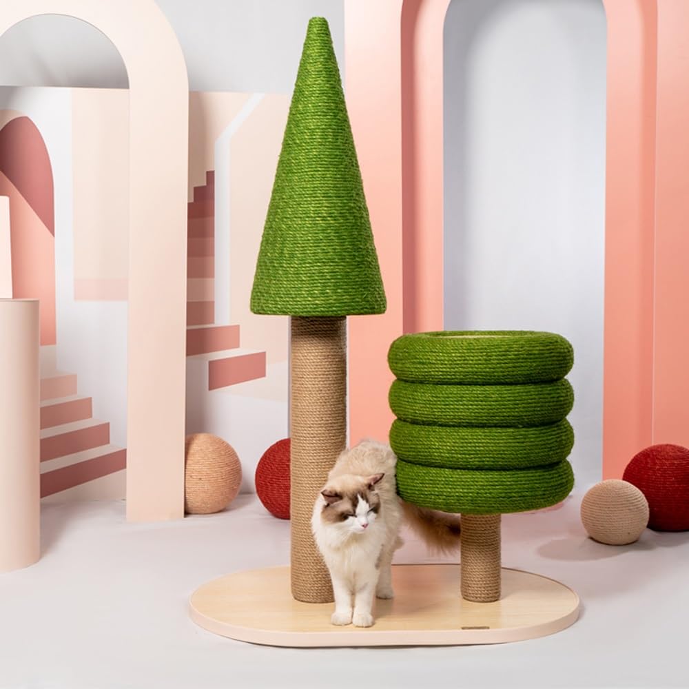 Tall Jute Rope Cat Scratching Post