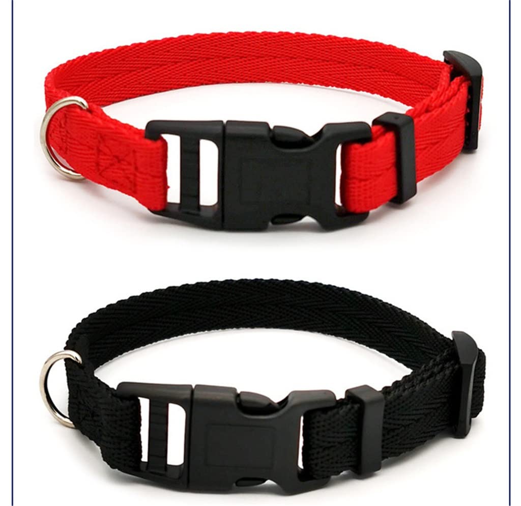 Adjustable Nylon Webbing Dog Collar