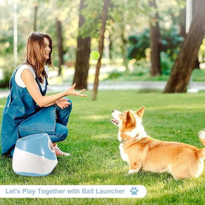 Automatic Dog Ball Launcher with Adjustable Distance