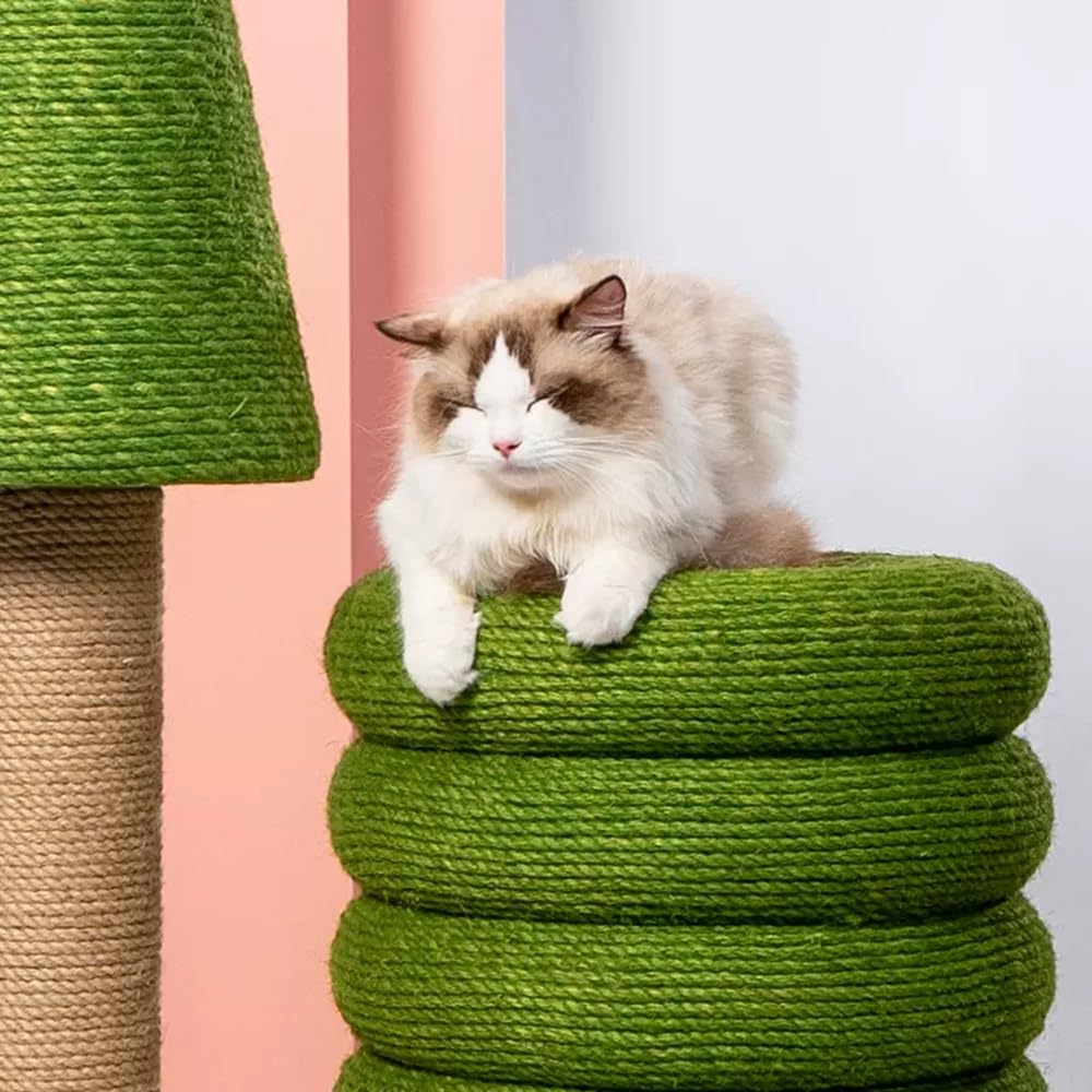 Tall Jute Rope Cat Scratching Post