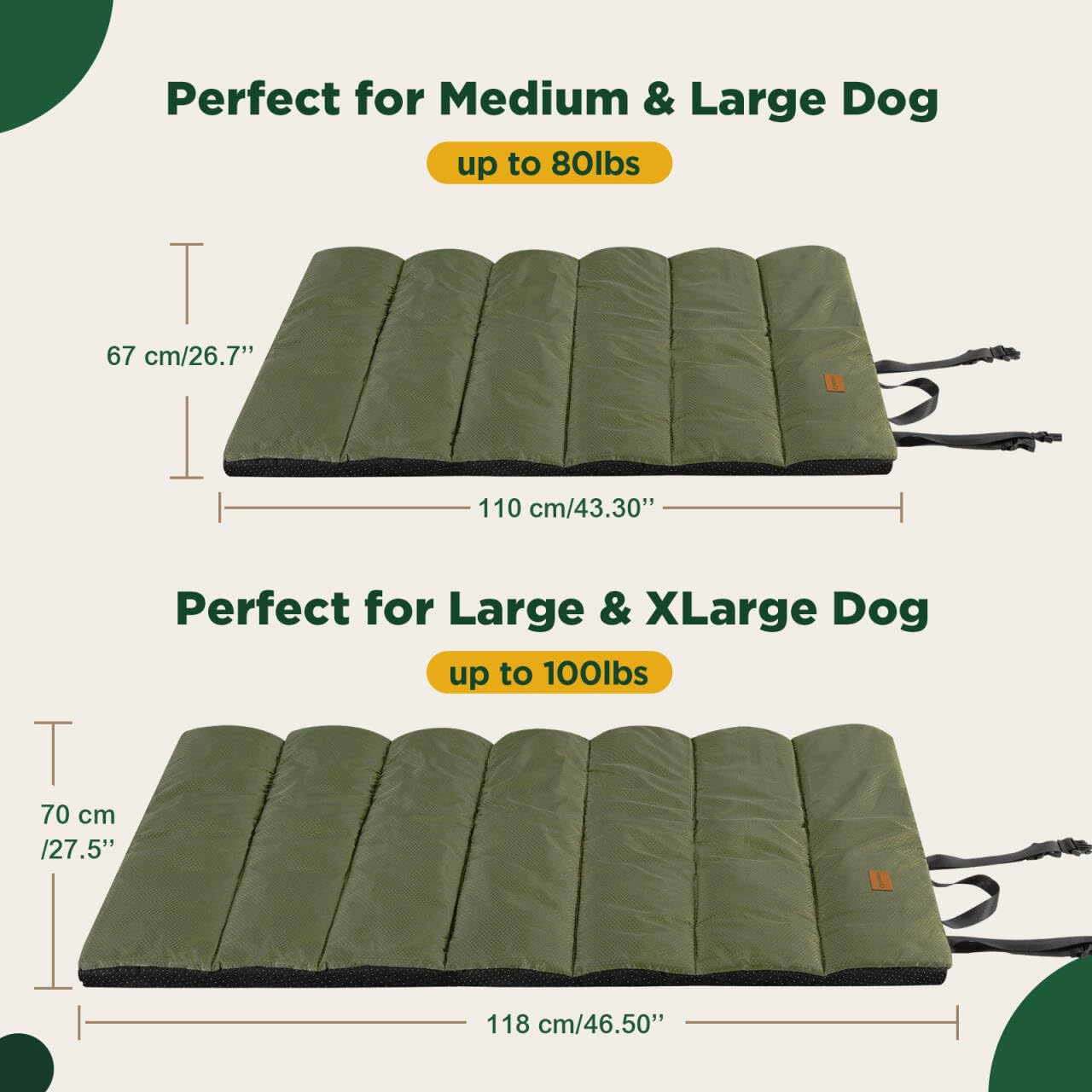 Gimars Outdoor Dog Bed