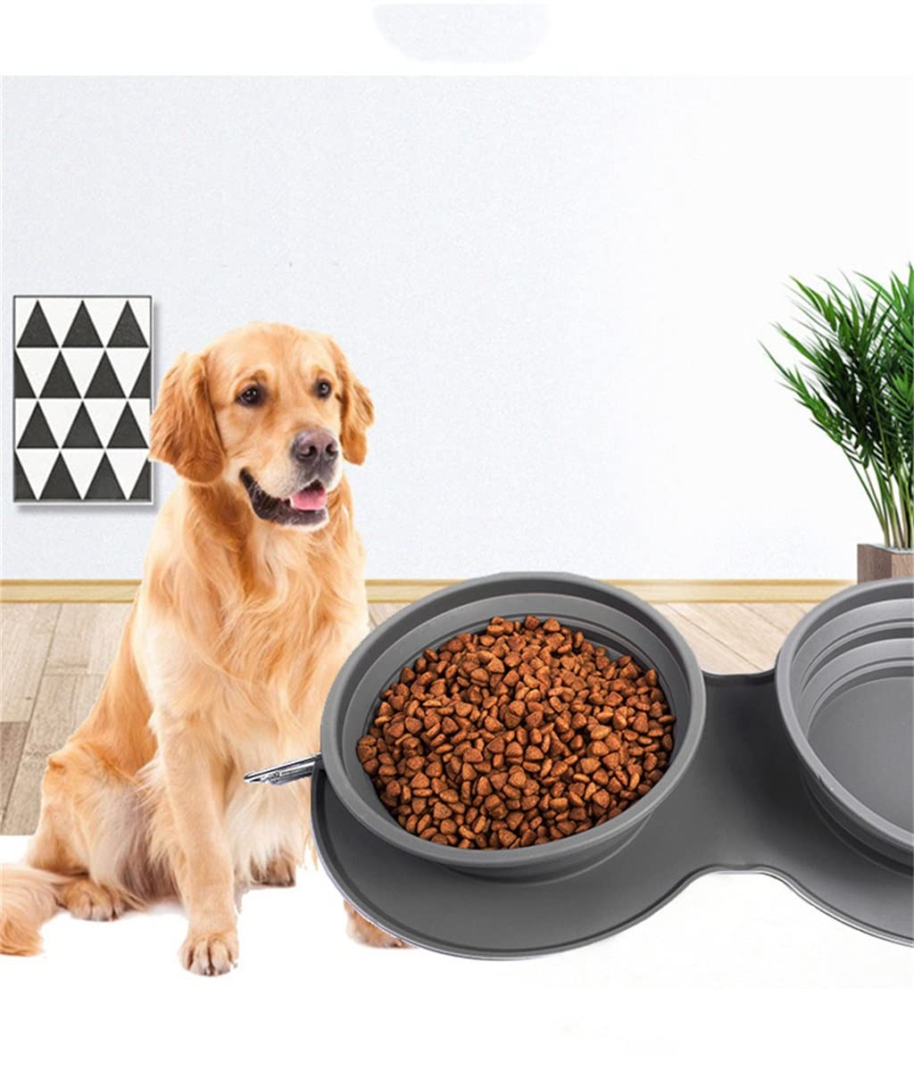Portable Non-Slip Silicone Dog Slow Feeder Bowl