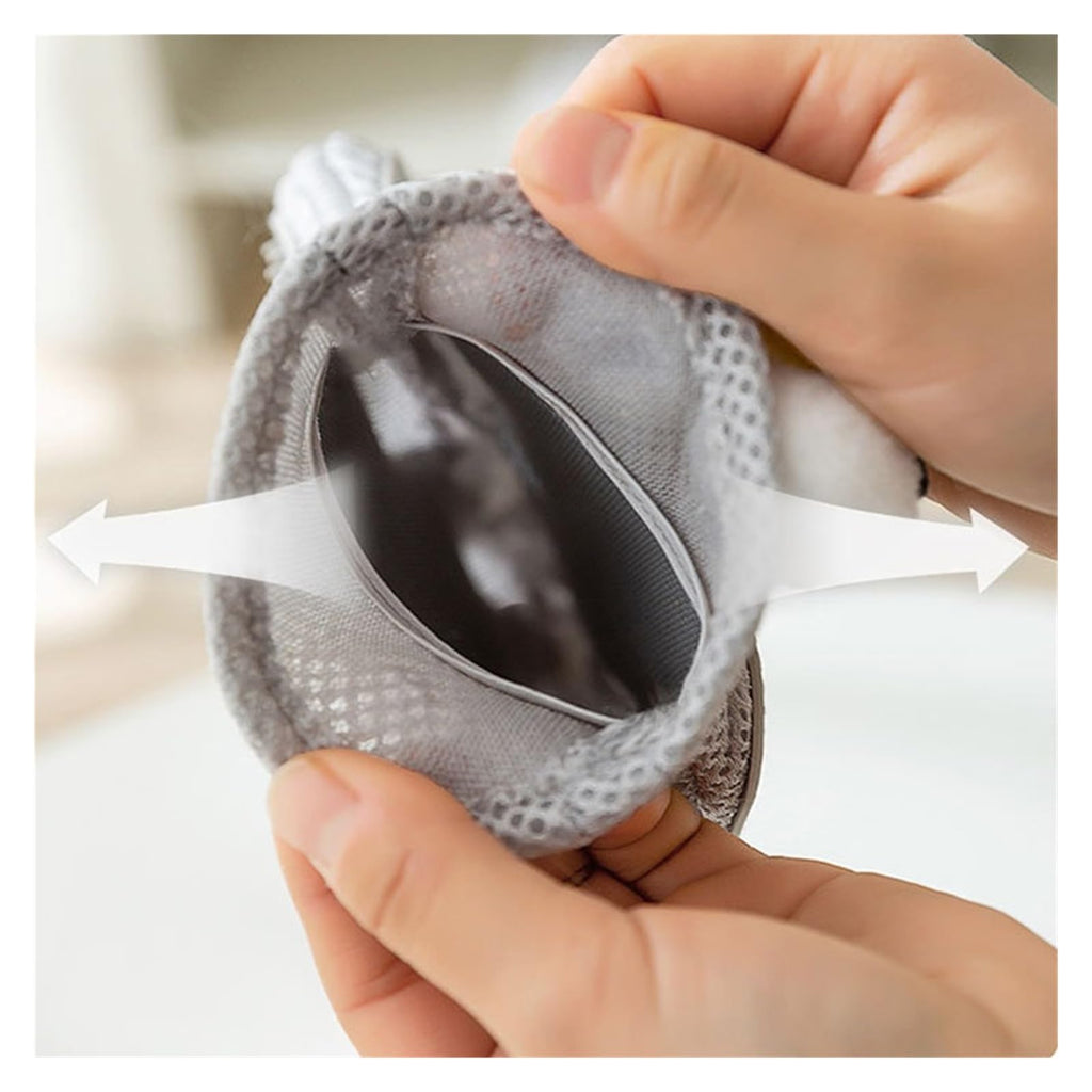 Two-Sided Silicone Pet Grooming & Bath Gloves