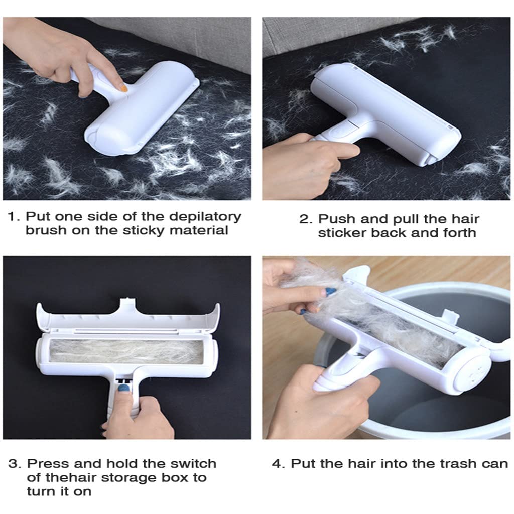 Self-Cleaning Pet Hair Remover Roller
