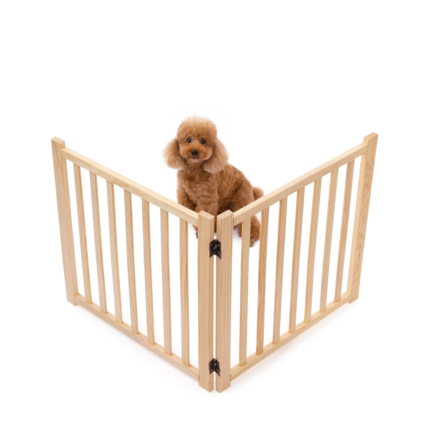 Wooden Freestanding Indoor Dog Gate