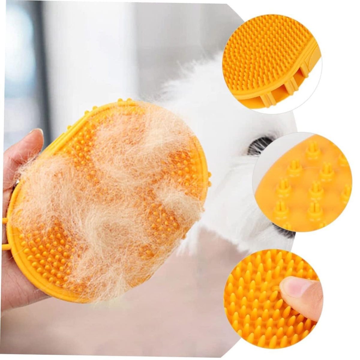 10-Piece 2-in-1 Pet Cleaning & Massage Brush Set