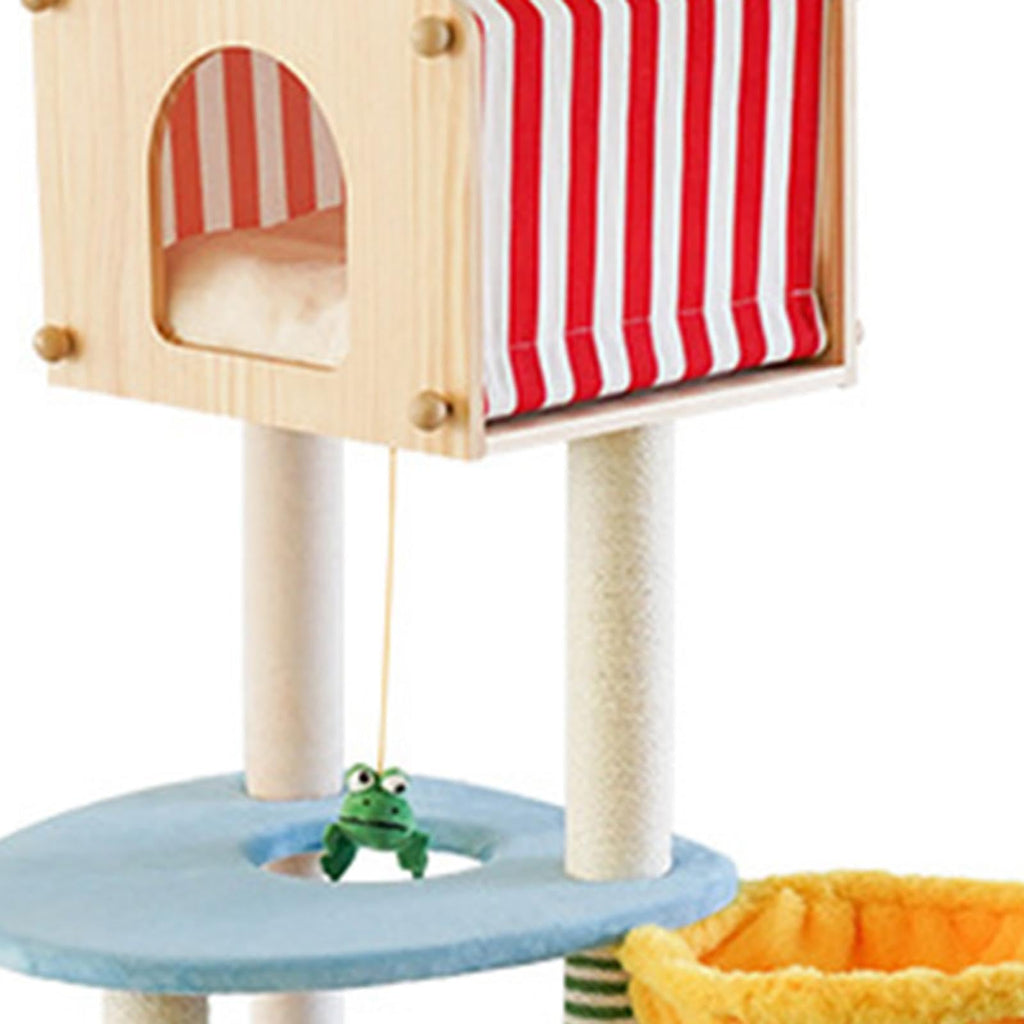 Generic for Indoor Cats, Climbing Frame, Cat Bed, Hut, Activity Center, Scratching Post