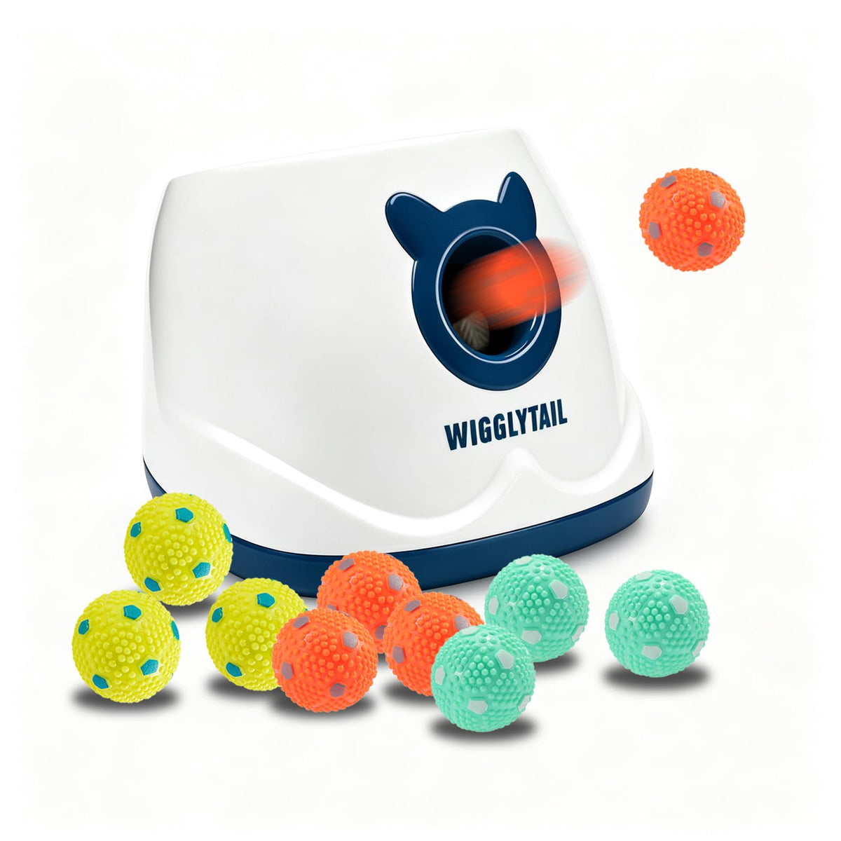 WIGGLYTAIL Automatic Ball Launcher for Dogs
