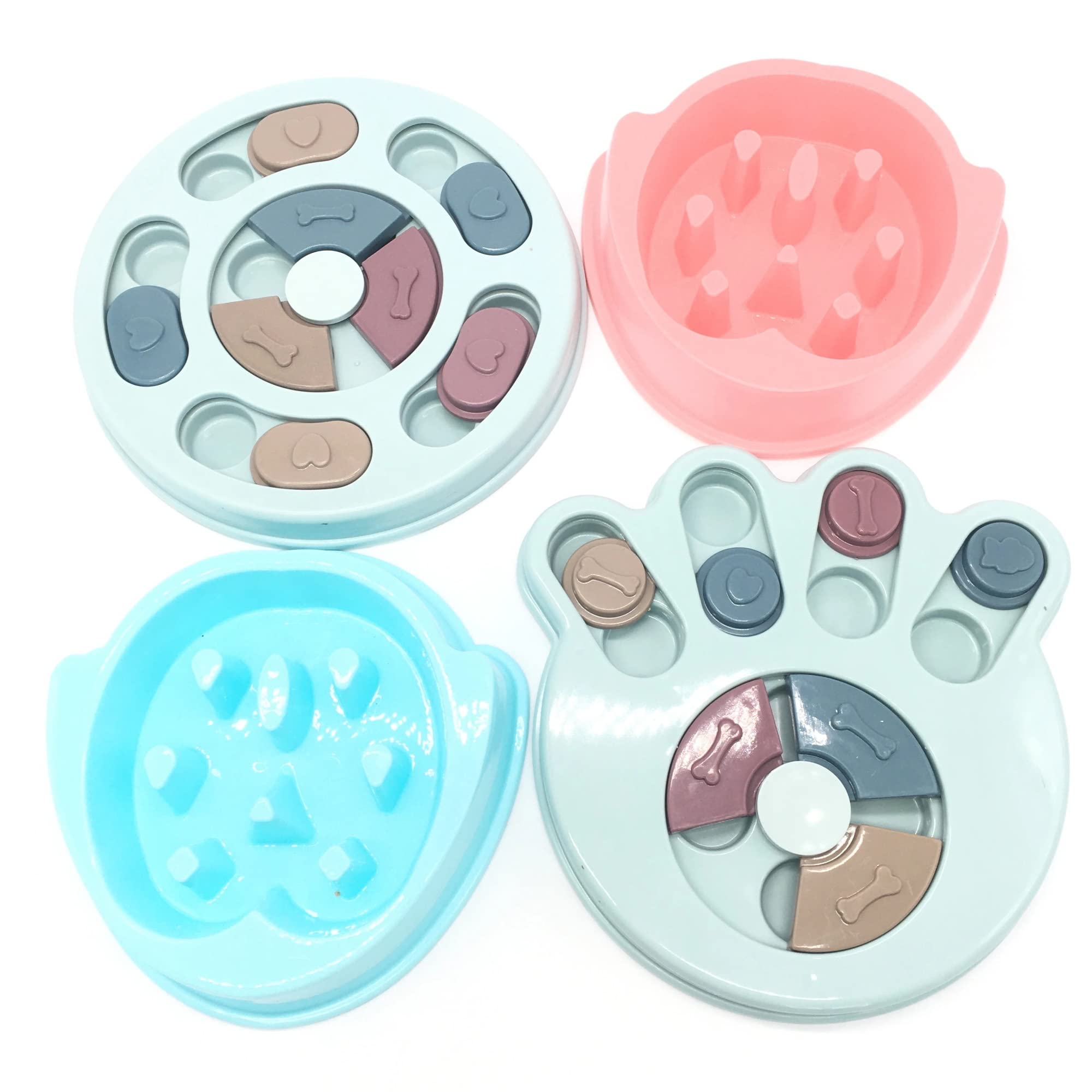 Interactive Dog Slow Feeder Puzzle Bowl