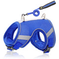 Reflective Breathable Mesh Dog Harness & Leash Set