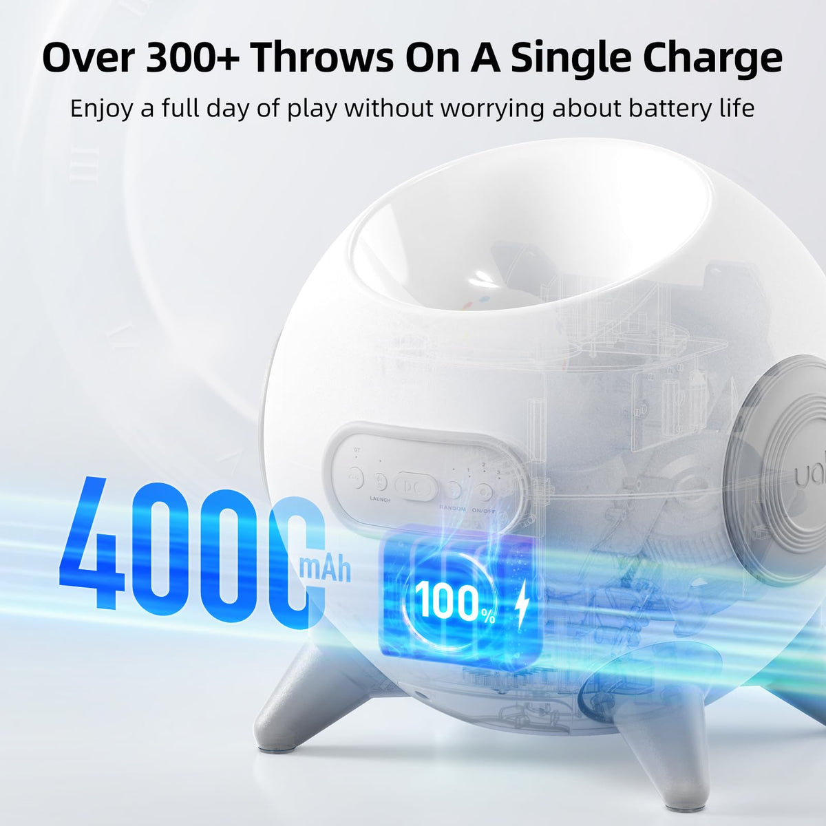 Automatic Dog Ball Launcher with Adjustable Distance