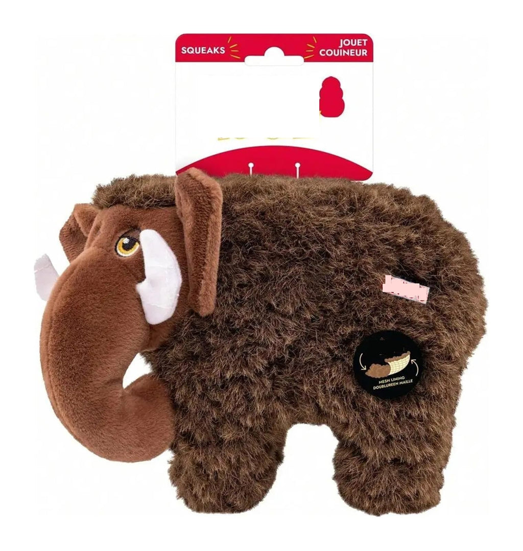 Plush Dog Chew Toy for Aggressive Chewers - Red Highland Cow Design