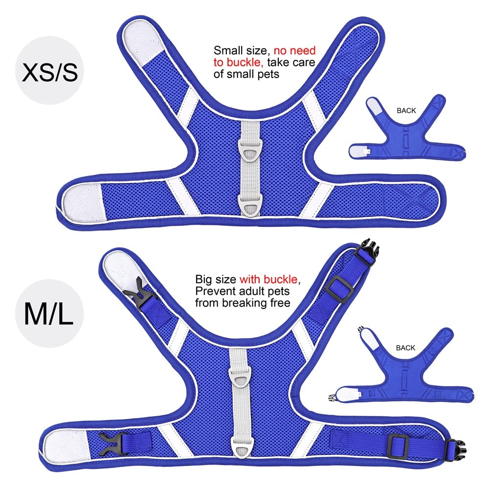 Reflective Breathable Mesh Dog Harness & Leash Set