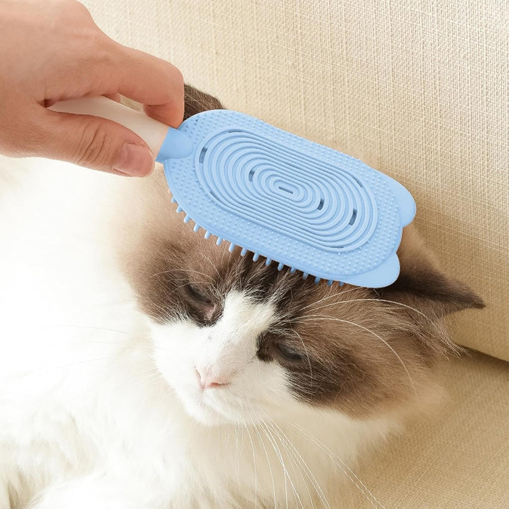 Double-Sided Pet Massage & Deshedding Brush