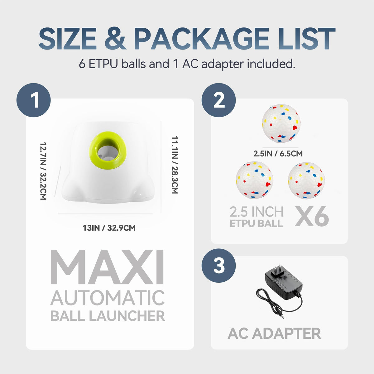 Interactive Automatic Dog Ball Launcher with 3 Balls