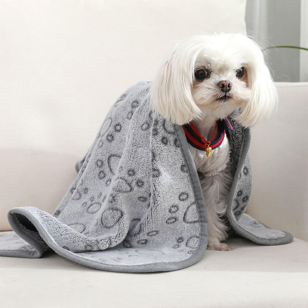 2-Pack Washable Pet Throw Blankets & Sofa Covers