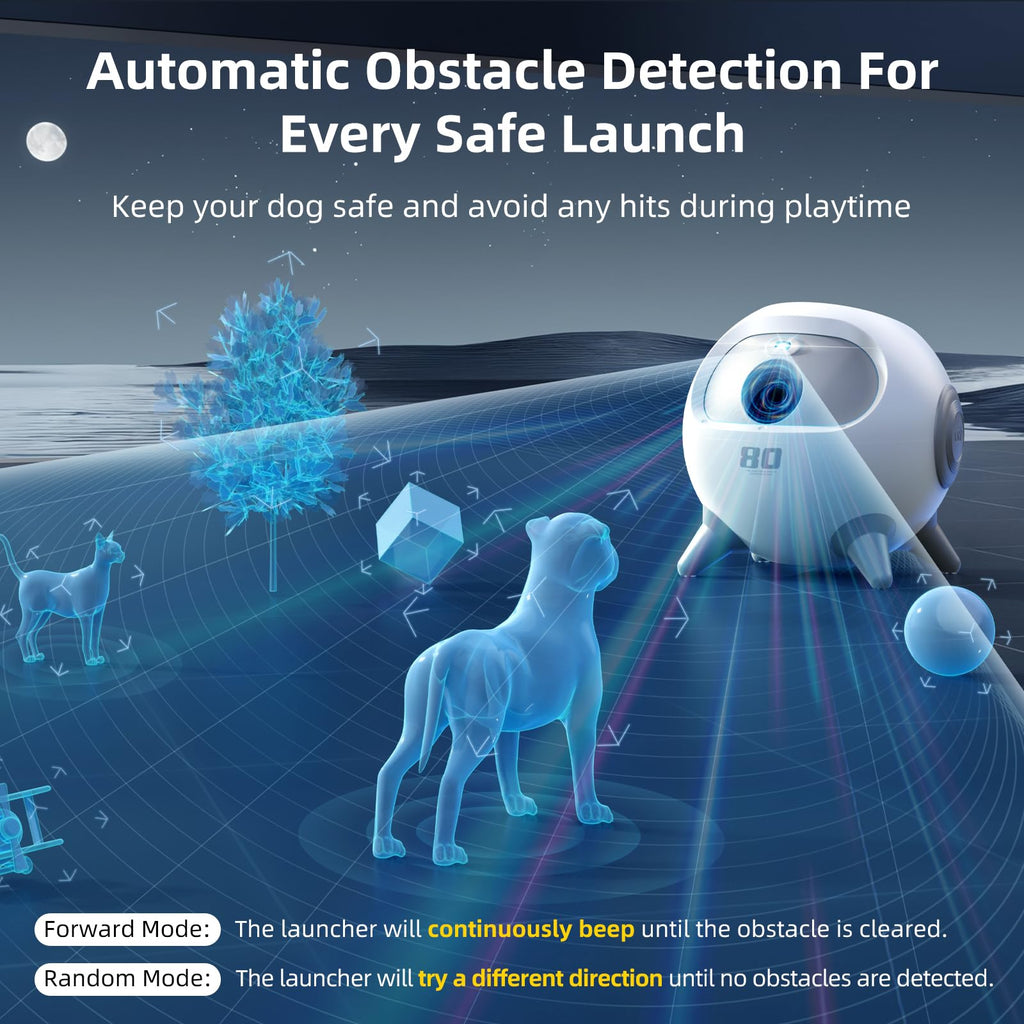 Automatic Dog Ball Launcher with Adjustable Distance