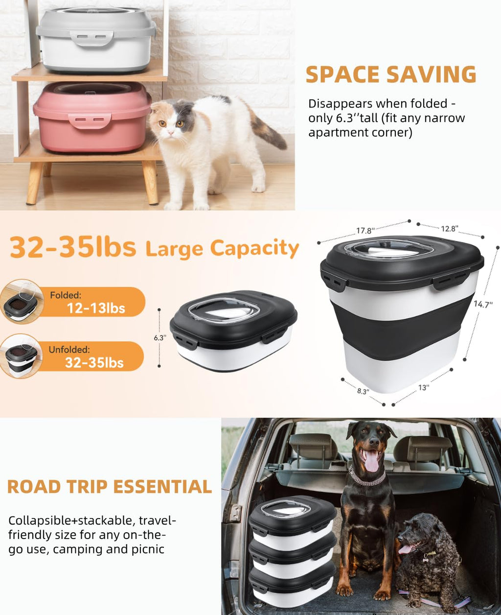 DDMOMMY dog food container
