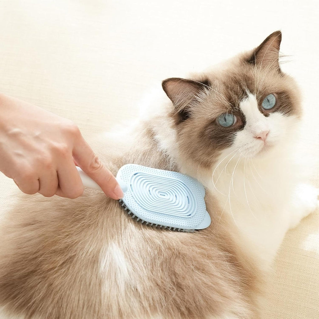 Double-Sided Pet Massage & Deshedding Brush