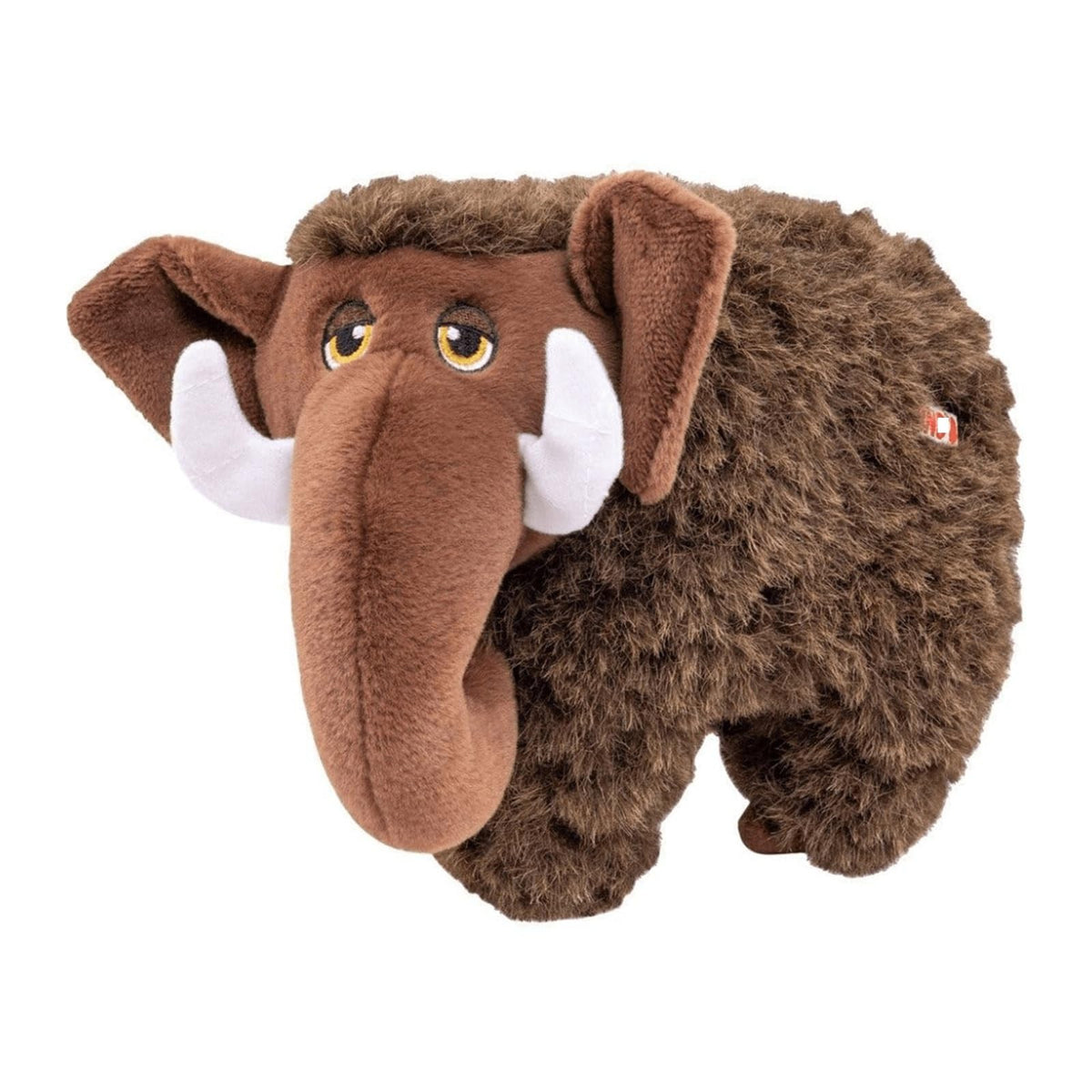 Plush Dog Chew Toy for Aggressive Chewers - Red Highland Cow Design