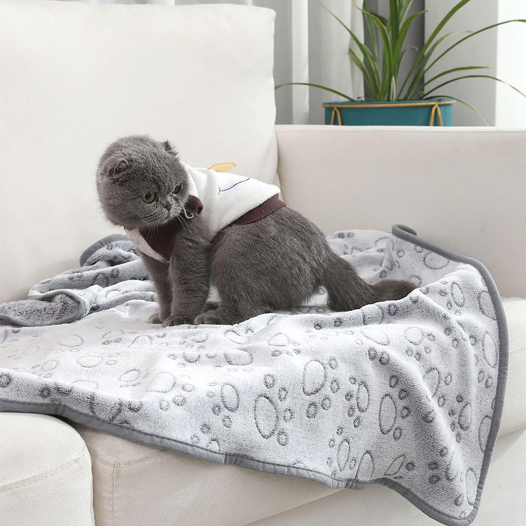 2-Pack Washable Pet Throw Blankets & Sofa Covers