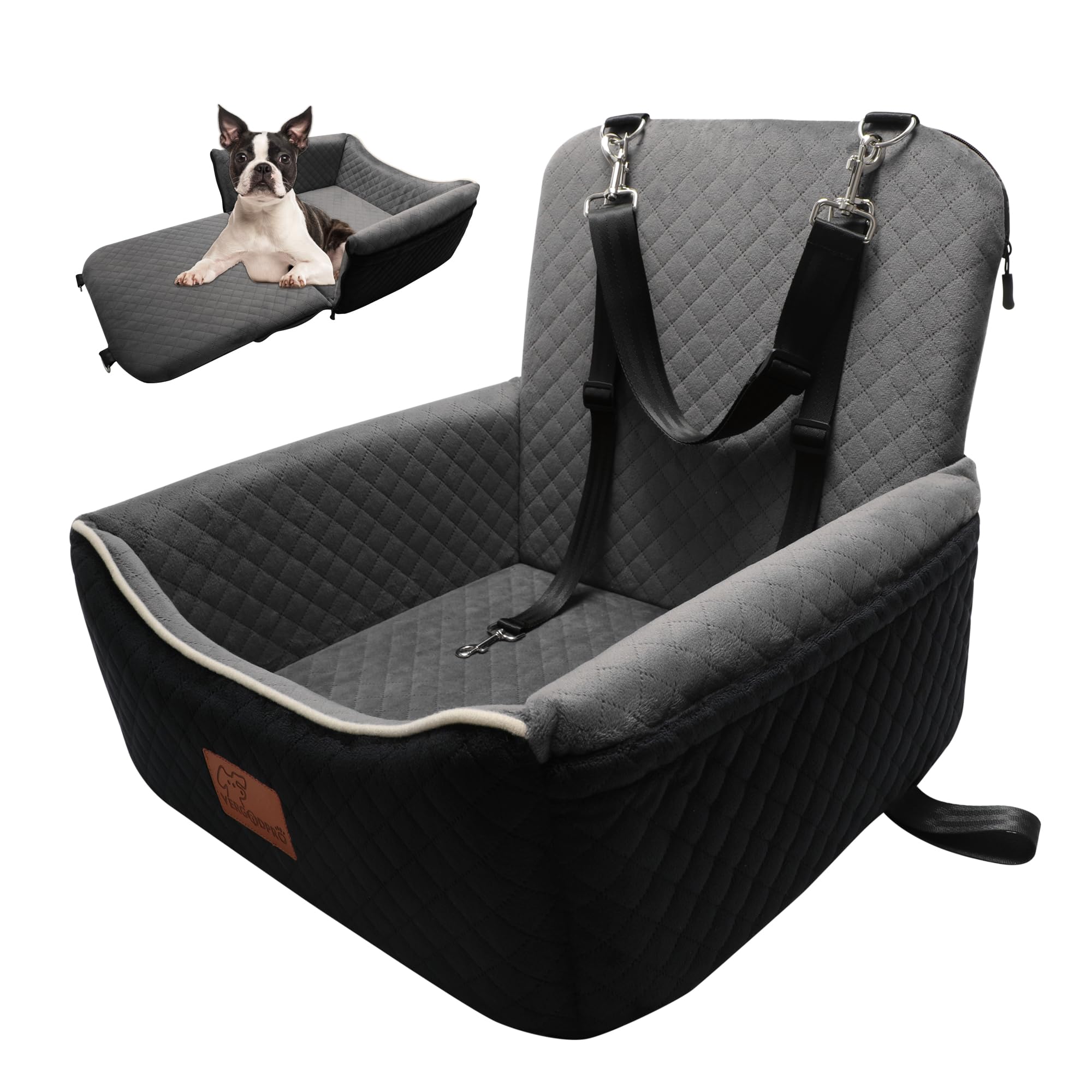 Dog Car Seat for Small Dogs&Dog Bed 2 in1