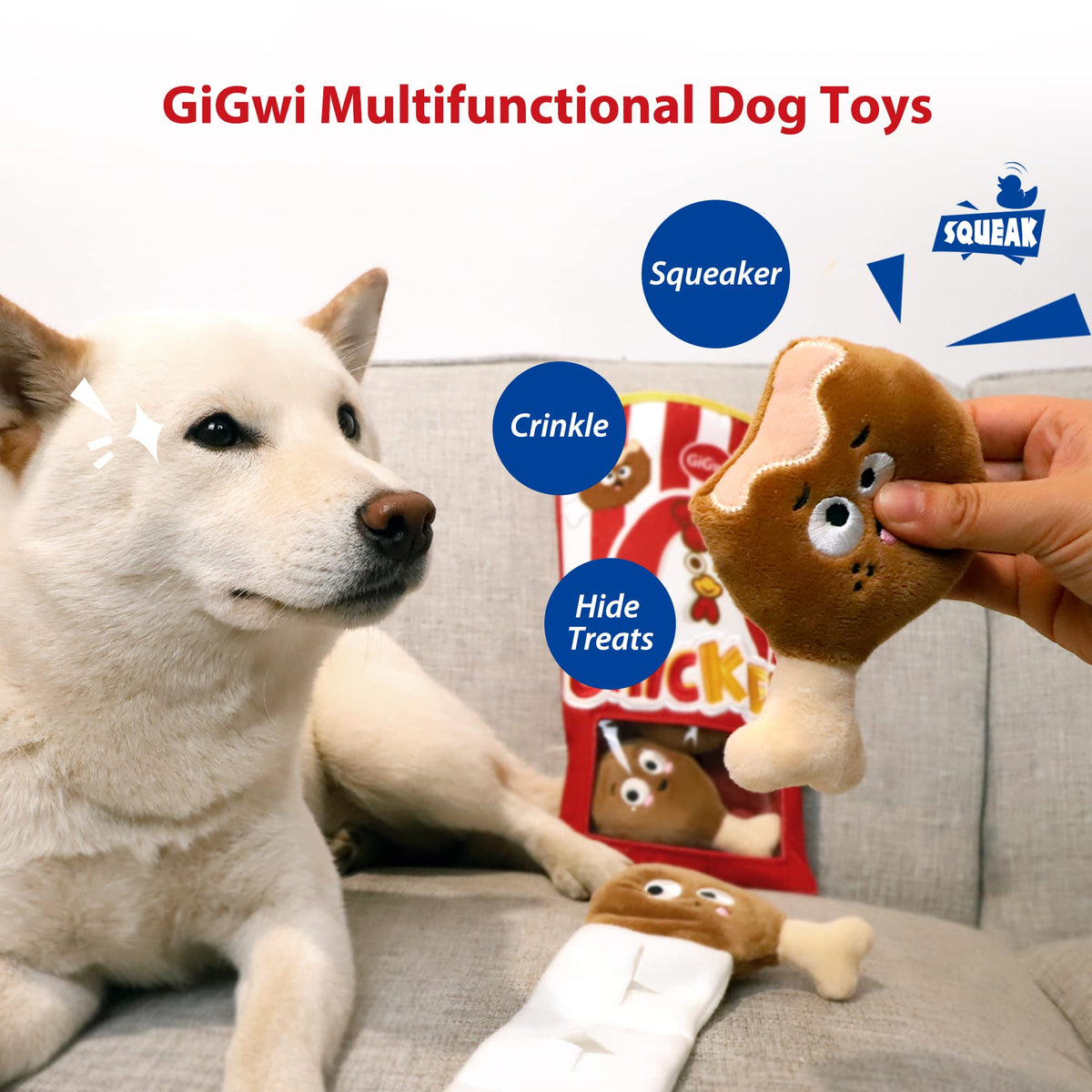 Interactive Dog Puzzle & Treat Dispenser Toy Set