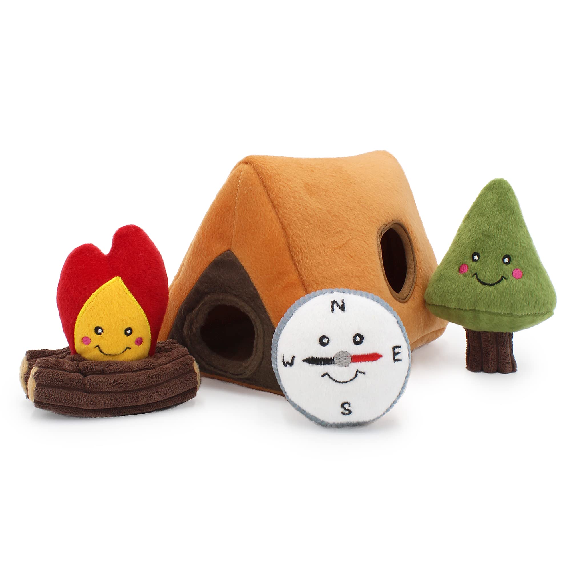 Interactive Plush Hide & Seek Dog Puzzle Toy