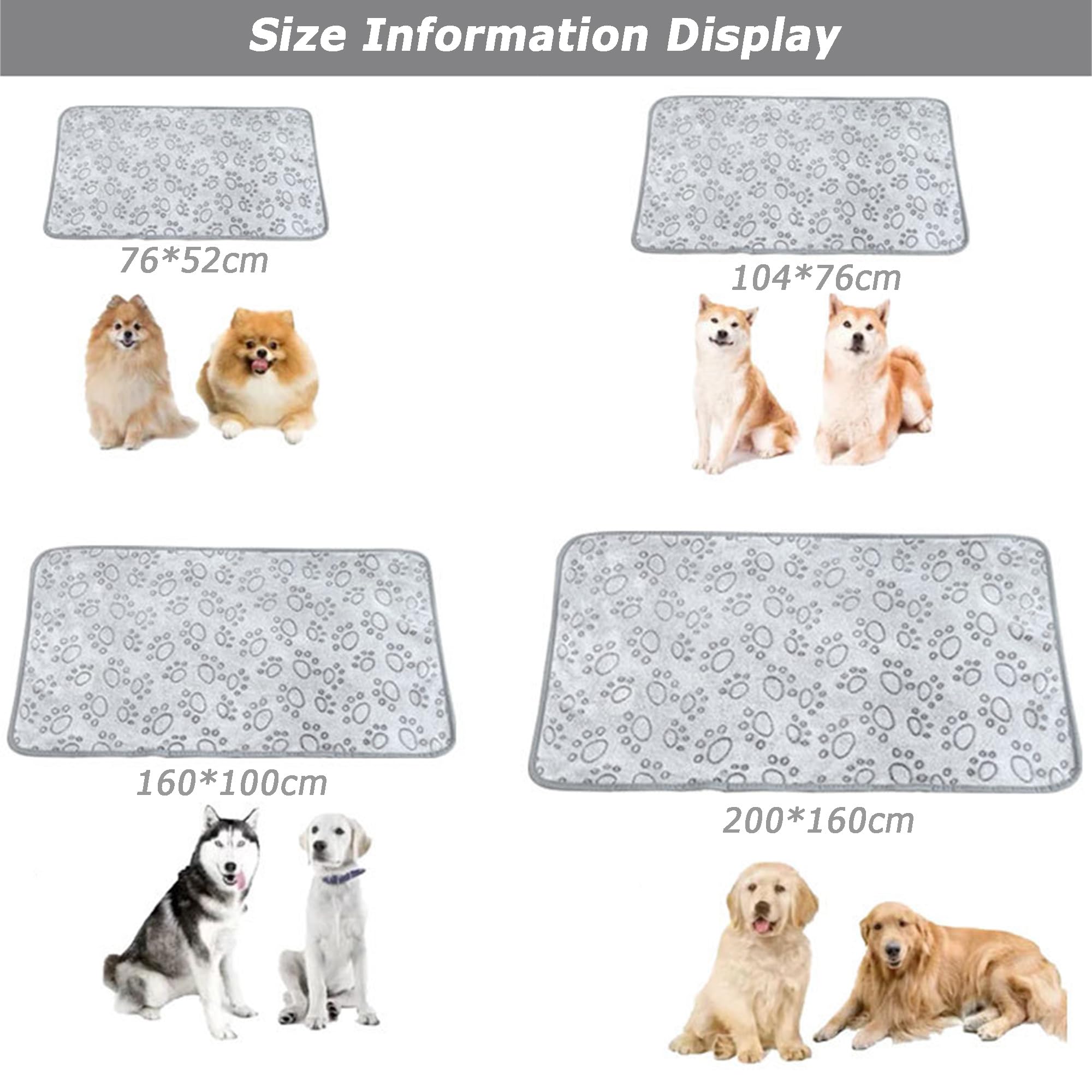 2-Pack Washable Pet Throw Blankets & Sofa Covers