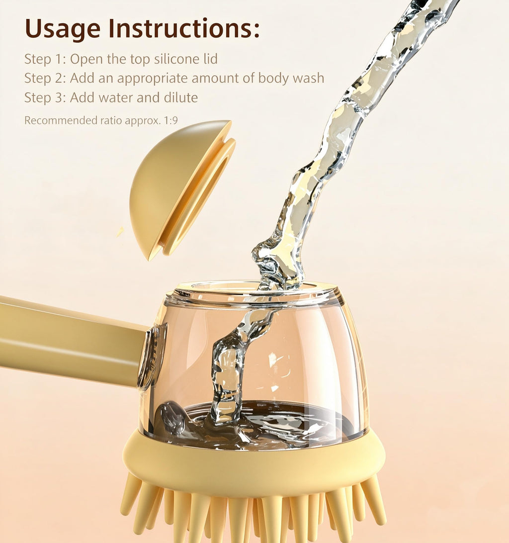 Silicone Pet Bath & Massage Brush