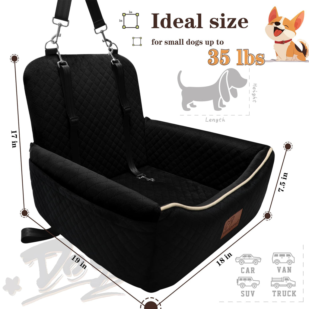 Dog Car Seat for Small Dogs&Dog Bed 2 in1