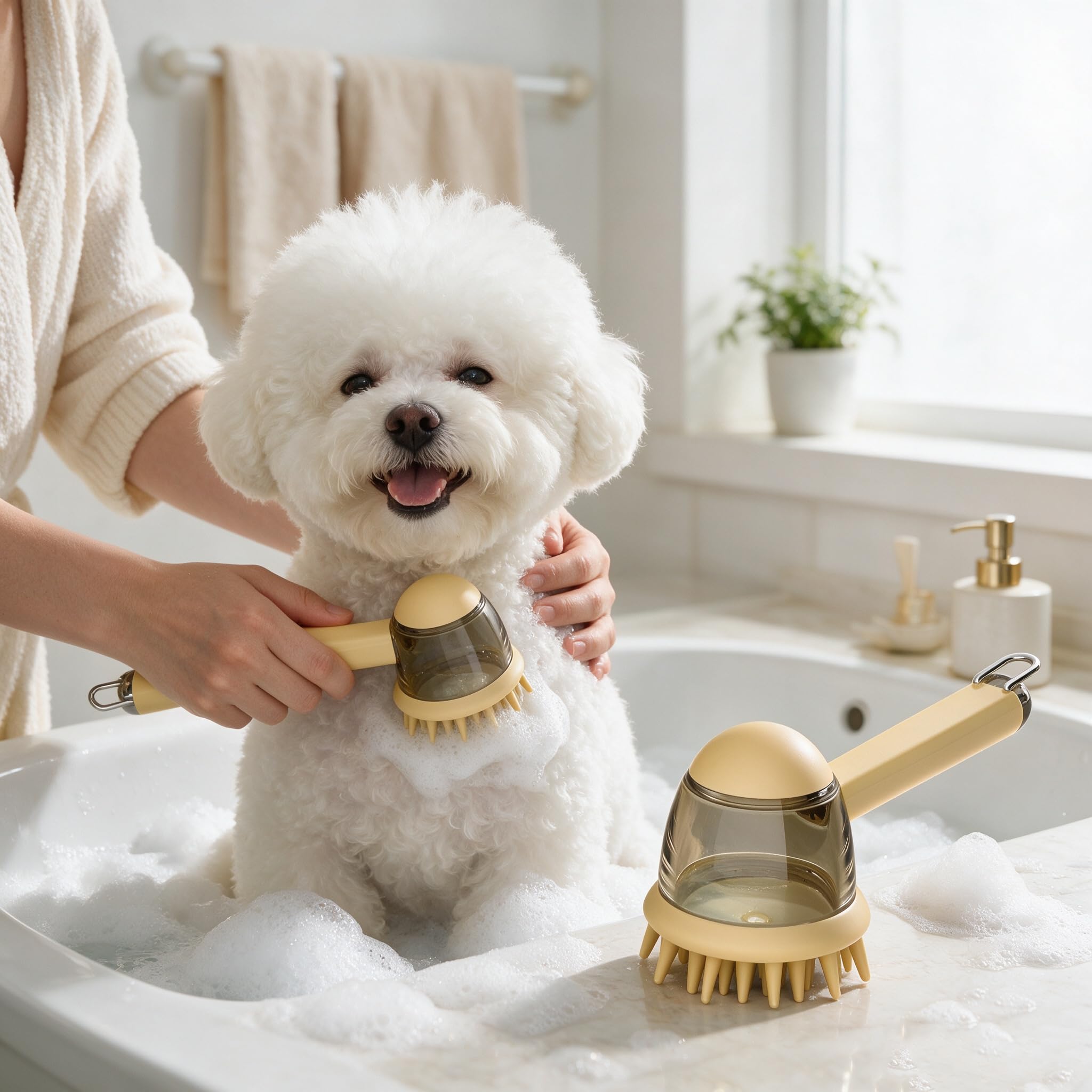 Silicone Pet Bath & Massage Brush