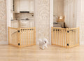 Wooden Freestanding Indoor Dog Gate