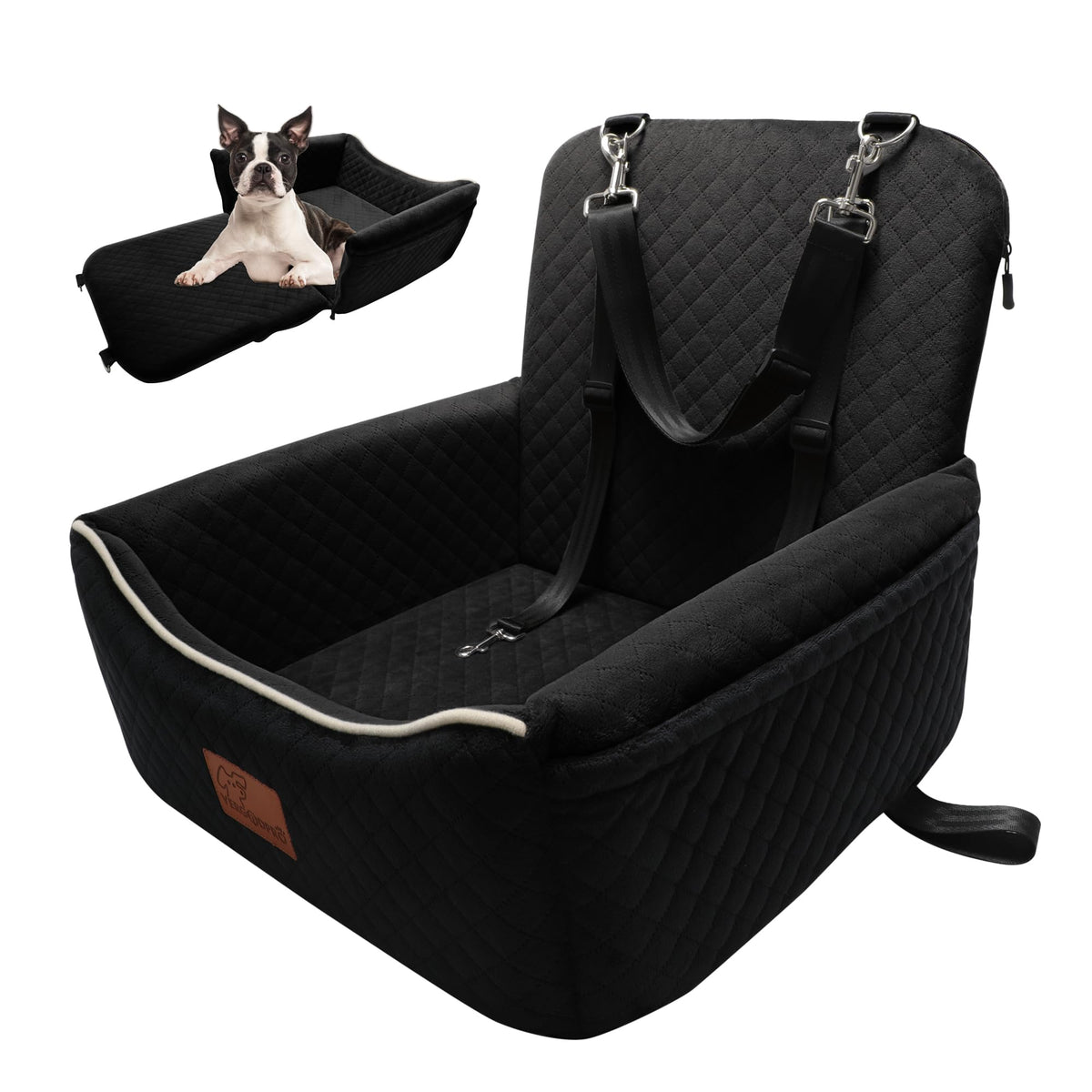 Dog Car Seat for Small Dogs&Dog Bed 2 in1