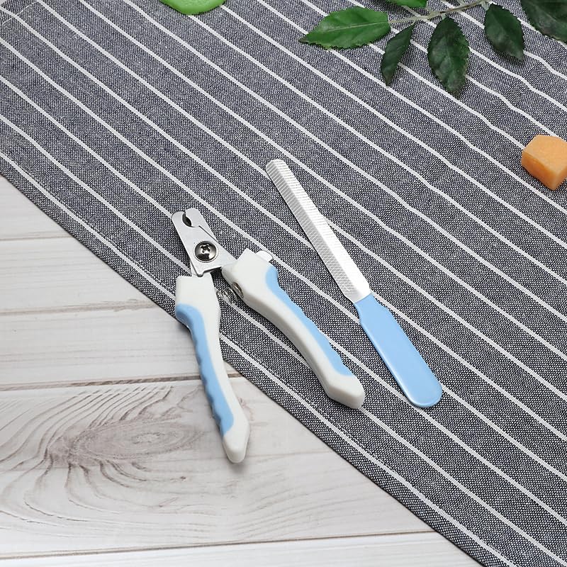 Pet Nail Clippers with Safety Guard & File
